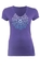 Womens Henna Performance V Neck - Blue Iris