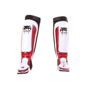 "Red Devil" MMA Shinguards Skintex leather
