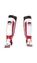 "Red Devil" MMA Shinguards Skintex leather