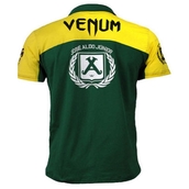 Jose Aldo UFC 156 Walkout Polo - Green/Yellow