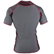 Signature Short Sleeve Tech Top - Grey/Black/Red