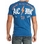 Mens Knit SS Tee - Blue