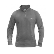 California V Neck Hoodie - Grey