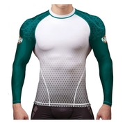 "Ultimate Fighter 2L" Rashguard - Green/White