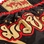Muay Thai shorts - BLACK RED GOLD