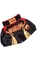 Muay Thai shorts - BLACK RED GOLD
