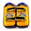 Kicking pads - Yellow/Blue