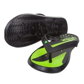 "Hurricane" Sandals - Black/Yellow