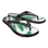 "Amazonia  4.0" Sandals - Black/Green