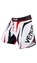 "Sharp" Fightshorts - Ice/Black/Red