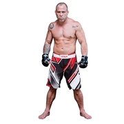 "Wand conflict" Fightshorts - Black/Ice/Red