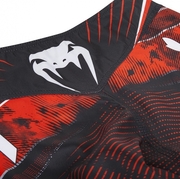 "GALACTIC" FIGHTSHORTS - BLACK/RED