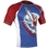 Ninja Falcon Rashguard Short Sleeve - Blue/Red