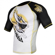 Ninja Falcon Rashguard Short Sleeve - Black/Yellow