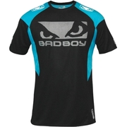 Performance Walk In Tee - Black/Cyan