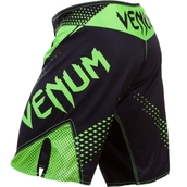 HURRICANE FIGHT SHORTS - BLACK/NEO YELLOW