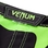 HURRICANE FIGHT SHORTS - BLACK/NEO YELLOW