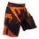 HURRICANE FIGHT SHORTS - BLACK/NEO ORANGE