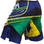 BRAZILIAN HERO FIGHT SHORTS - YELLOW/BLUE/GREEN