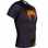 Challenger Rash Guard - Short Sleeves Black/Orange
