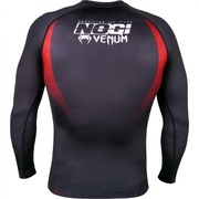 No Gi IBJJF Rash Guard - Long Sleeves - Black