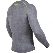 Contender 2.0 Compression T-Shirt - Long Sleeves - Heather Grey