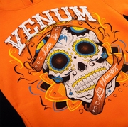 New Santa Muerte Hoodie - Orange