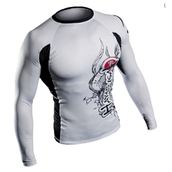Mizuchi Rashguard L/S - White